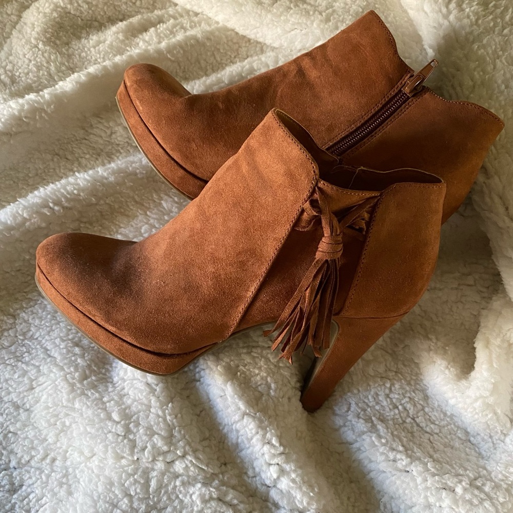 UNLISTED Suede Booties